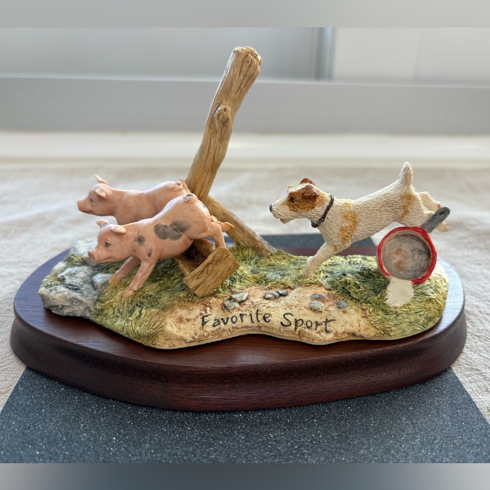 Vintage Schmid Lowell Davis figure, Scotland, Favorite Sport, 1993